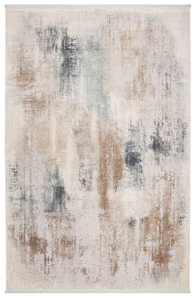Safavieh Eclipse 100 Power Loomed Cotton & Latex Backing Rugs In Beige / Blue