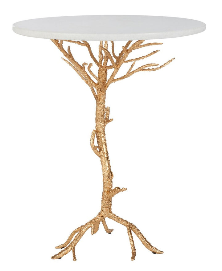 Safavieh Carolyn Rooted Gold Accent Table