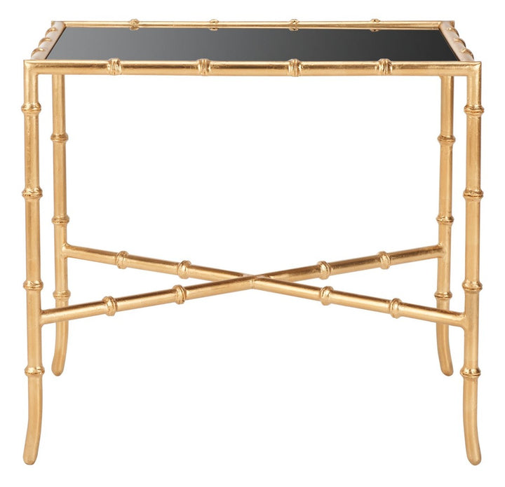 Safavieh Chandler Gold Cross Base Accent Table