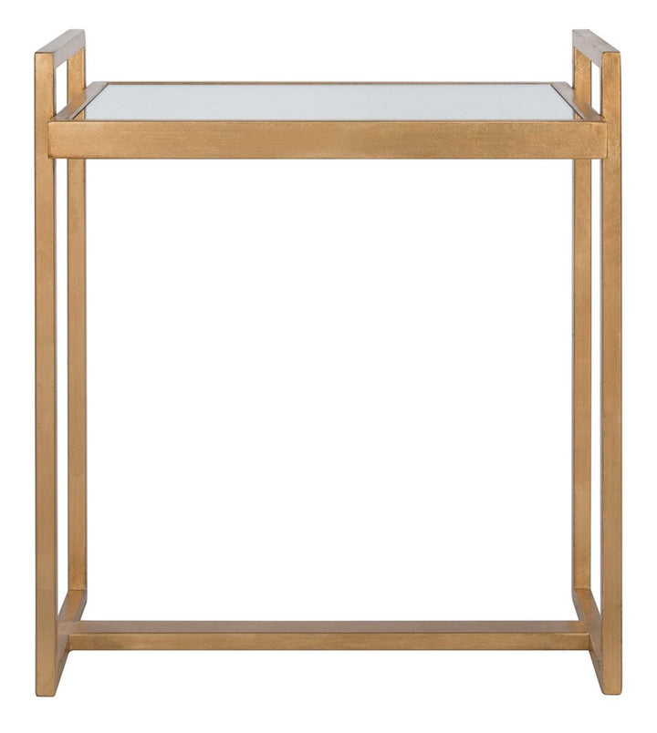 Safavieh Noland Mirror Top Gold Accent Table