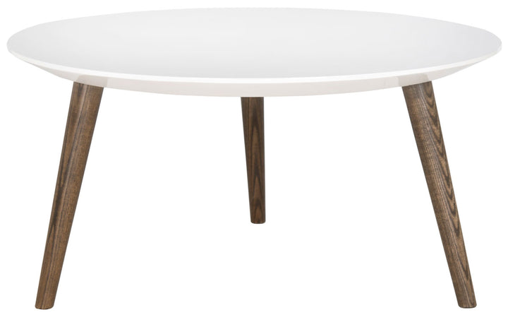 Safavieh Josiah Retro Mid Century Round Lacquer Accent Table