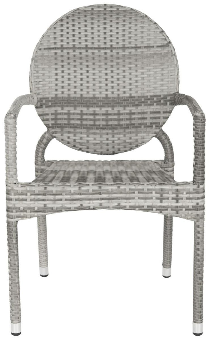 Safavieh Valdez Indoor-Outdoor Stacking Arm Chair