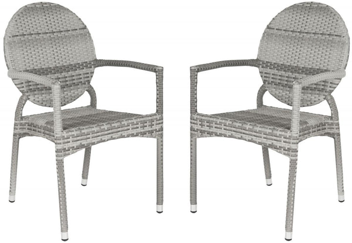 Safavieh Valdez Indoor-Outdoor Stacking Arm Chair
