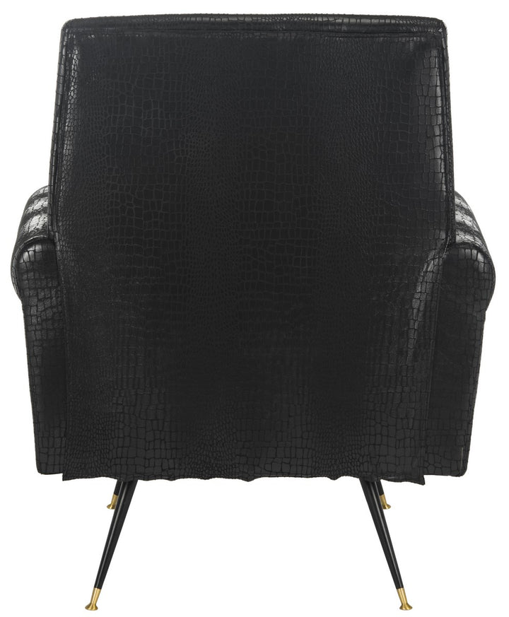 Safavieh Mira Retro Mid Century Faux Leather Accent Chair