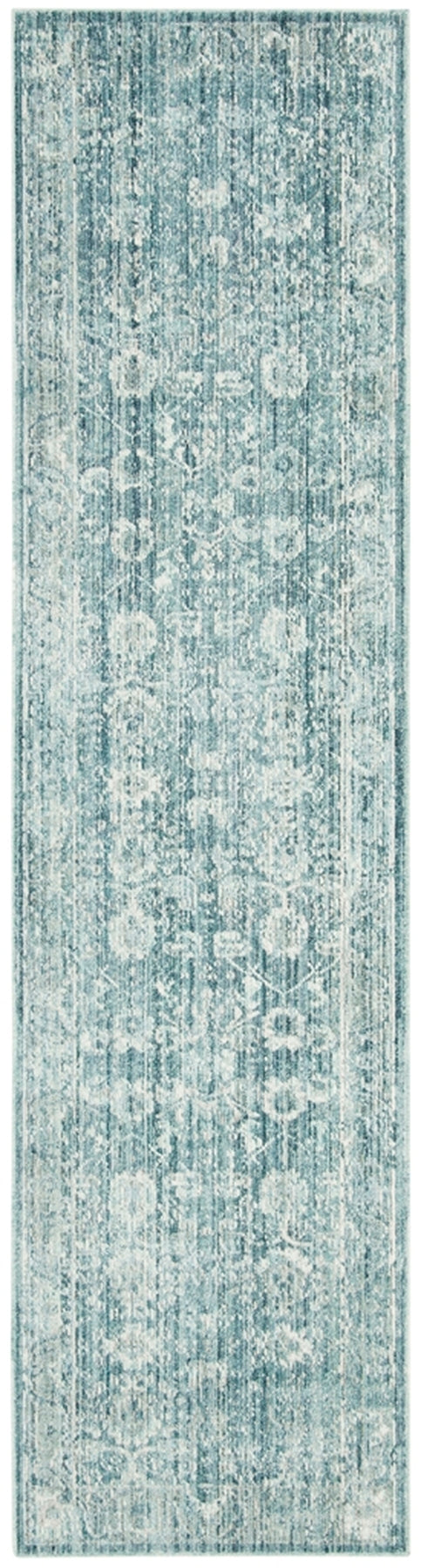 Safavieh Illusion Power Loomed Cotton Backing Rugs In Blue / Ivory