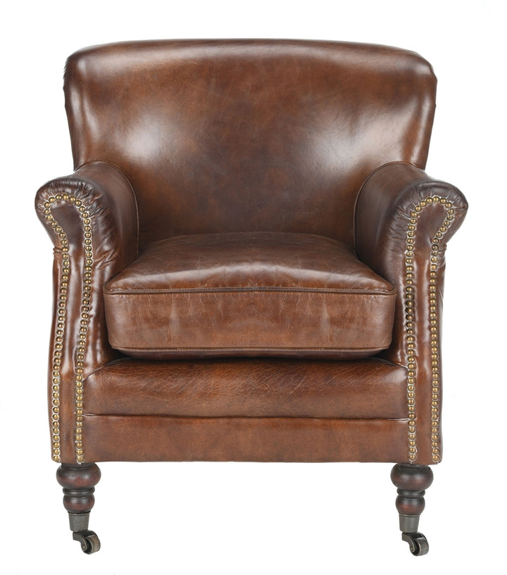 Safavieh Manchester Leather Arm Chair