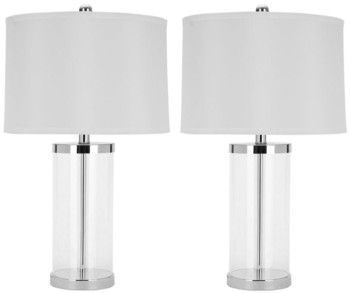 Safavieh Jeanie 25-Inch H Glass Cylinder Lamp