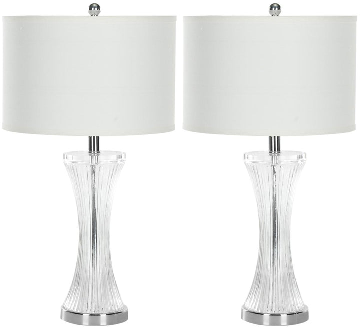 Safavieh Zelda 25-Inch H Glass Table Lamp