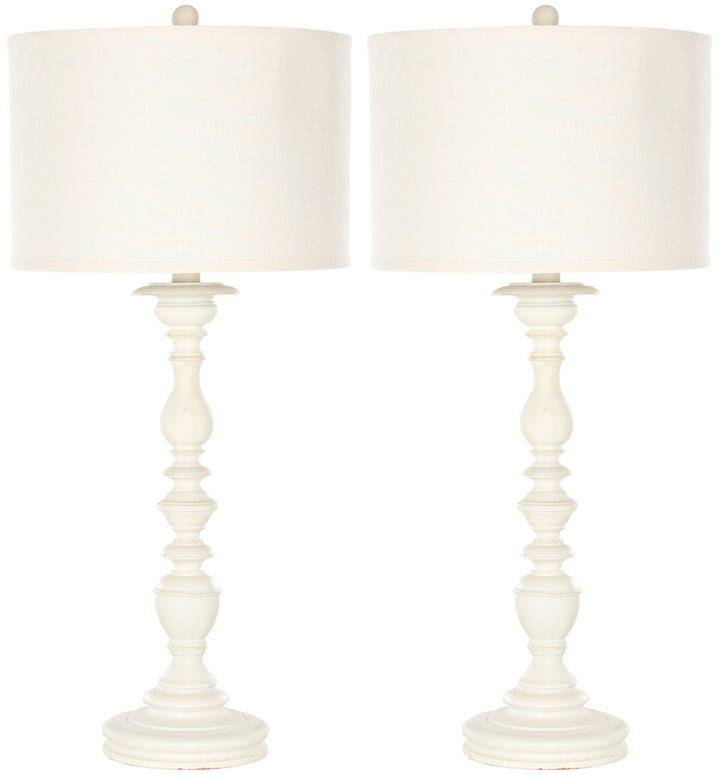 Safavieh Mamie 32.5-Inch H Cream Candlestick Lamp