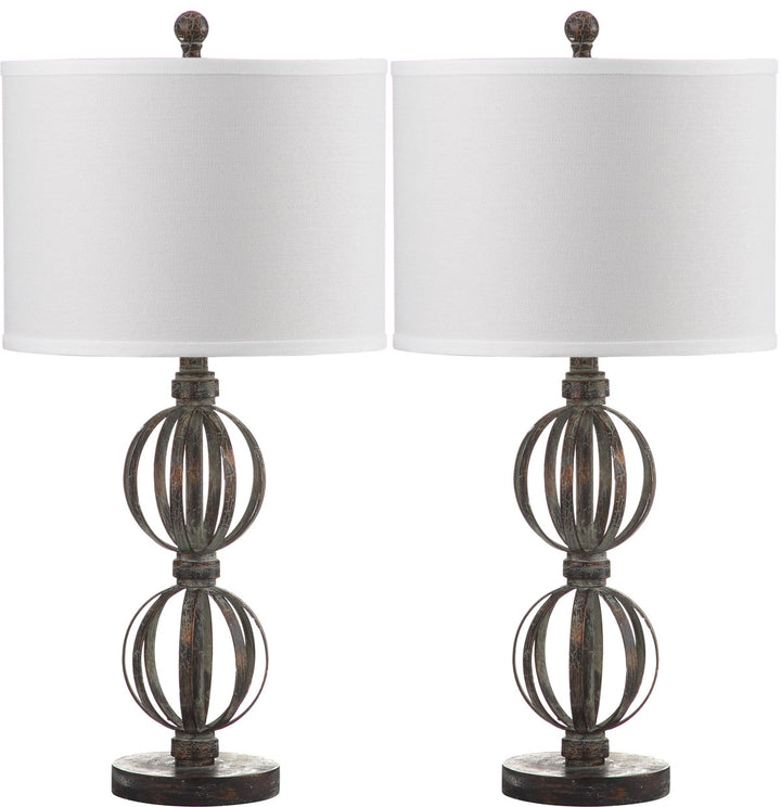 Safavieh Calista 27.75-Inch H Double Sphere Table Lamp