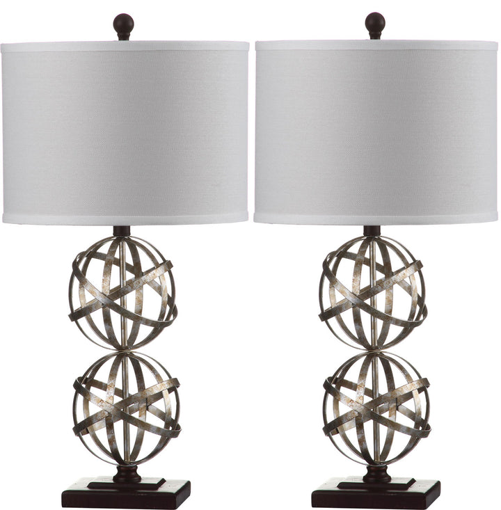 Safavieh Haley 28-Inch H Double Spher Table Lamp