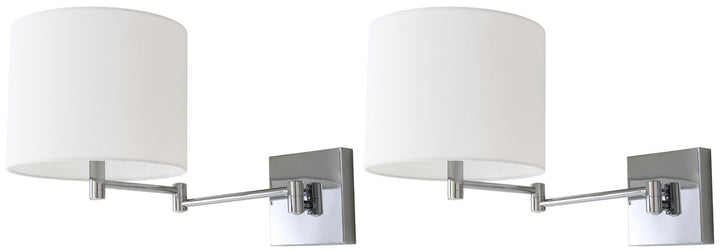 Safavieh Lillian Chrome 12-Inch H Wall Sconce