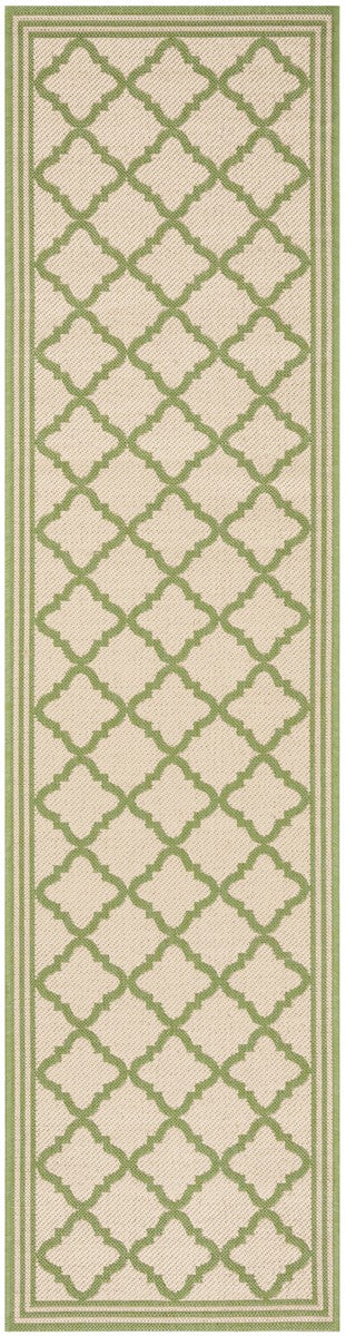 Safavieh Linden 100 Power Loomed Rugs In Cream / Olive