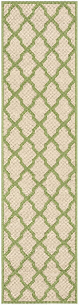 Safavieh Linden 100 Power Loomed Rugs In Cream / Olive