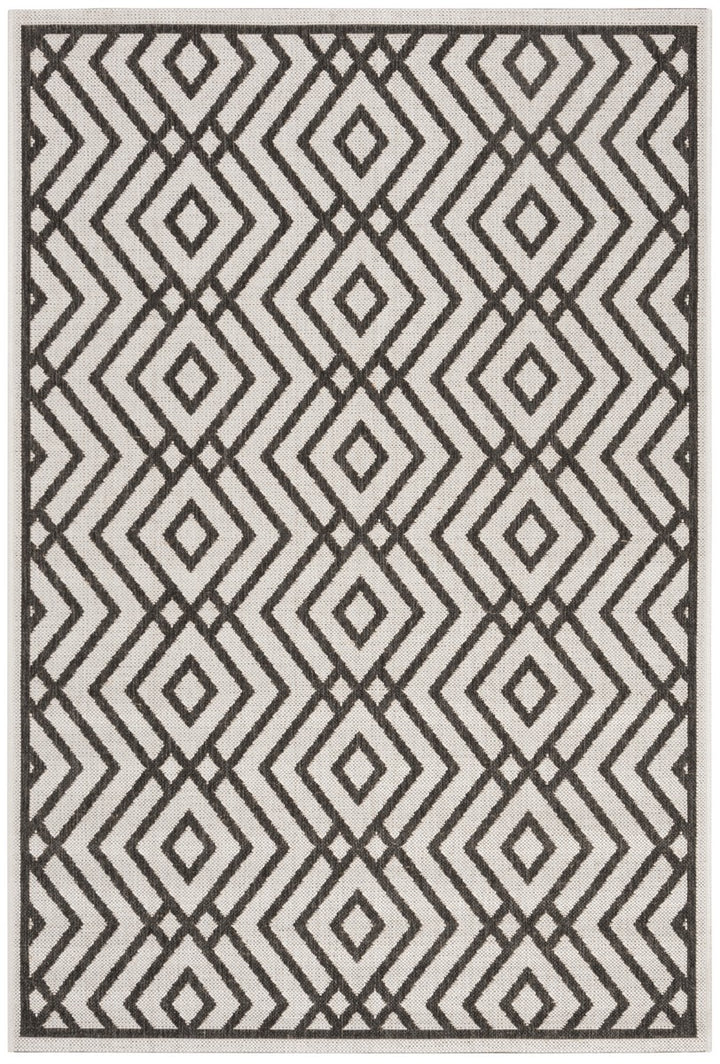 Safavieh Linden 100 Power Loomed Rugs In Light Grey / Charcoal