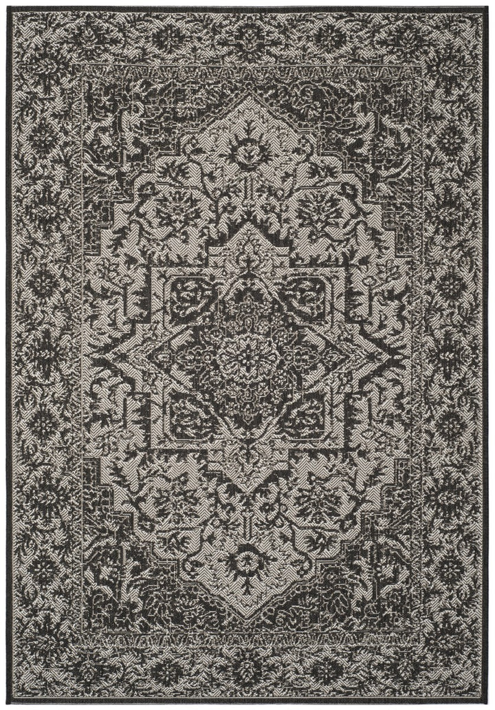 Safavieh Linden 100 Power Loomed Rugs In Light Grey / Charcoal