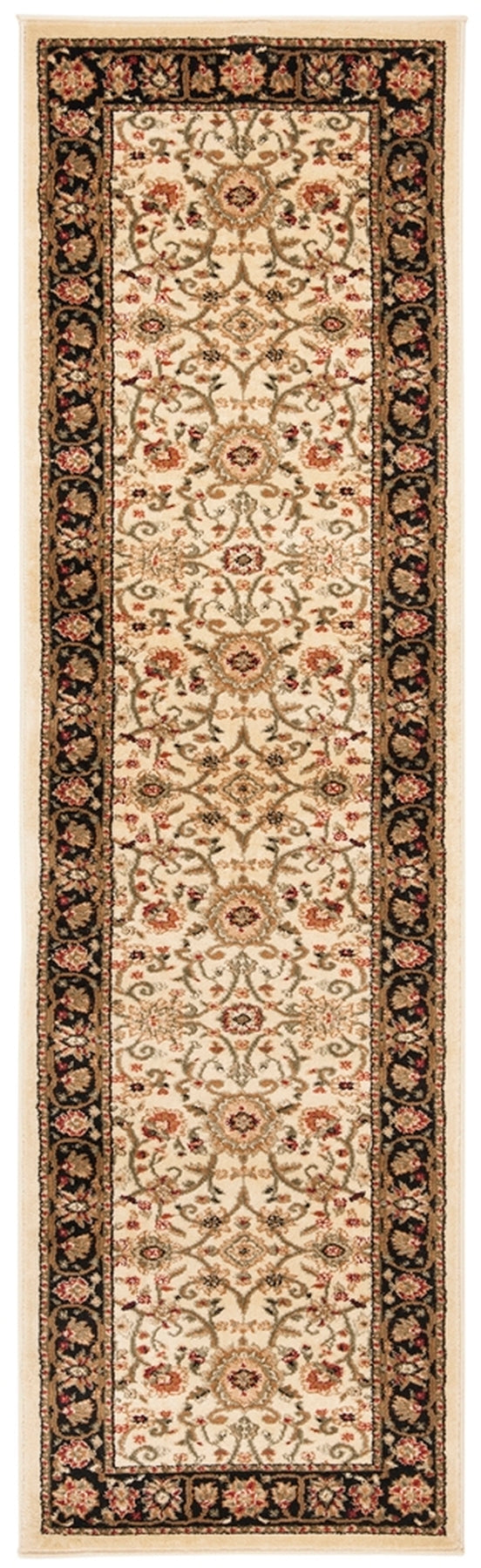 Safavieh Lyndhurst Power Loomed Jute Backing Rugs In Ivory / Black