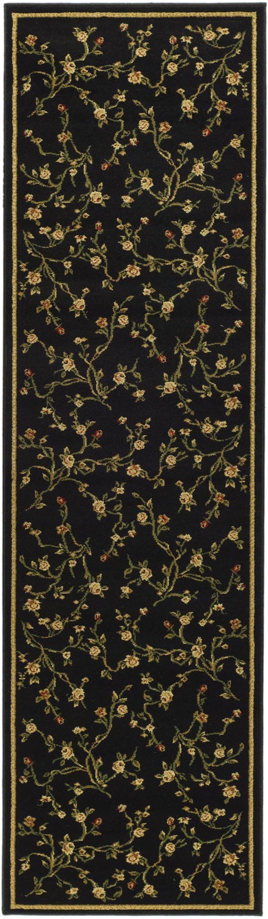 Safavieh Lyndhurst Power Loomed Jute Backing Rugs In Black