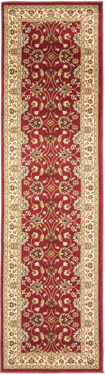 Safavieh Lyndhurst Power Loomed Rugs In Red / Ivory