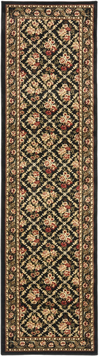 Safavieh Lyndhurst Power Loomed Rugs In Black / Black