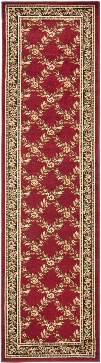 Safavieh Lyndhurst Power Loomed Rugs In Red / Black