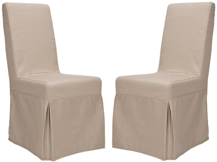 Safavieh Adrianna 19''H Linen Slipcover Chair (Set Of 2)