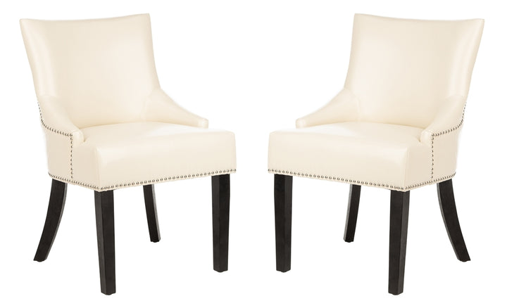 Safavieh Lotus 19''H Kd Side Chair (Set Of 2) - Silver Nail Heads