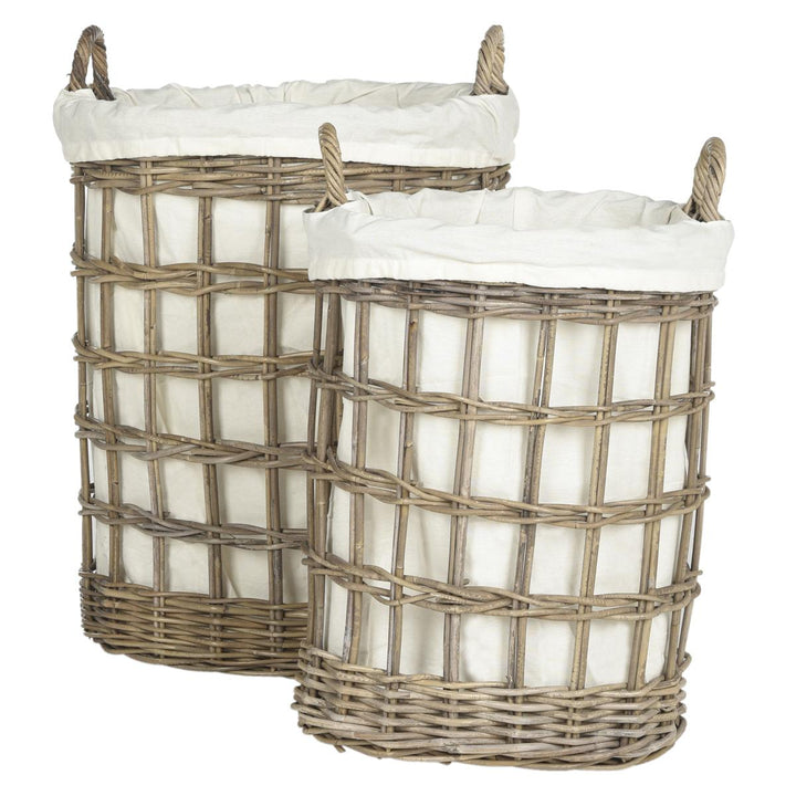 Safavieh Adisa Wicker Storage Hamper - Two In One