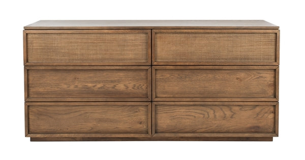 Safavieh Zeus 6 Drawer Wood Dresser
